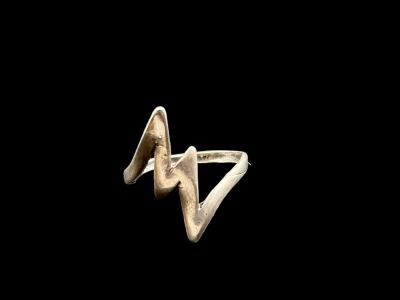 טבעת כסף סטרלינג 925 חתומה וינטג' מידה US 8.5