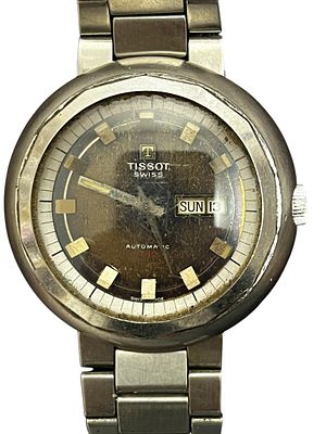שעון TISSOT דגם T12 DIVER'S נדיר
לוח טרופי 
קוטר כ 44 מ"מ 
שעון אספני נדיר ובעל נוכחות 
מנגנון 