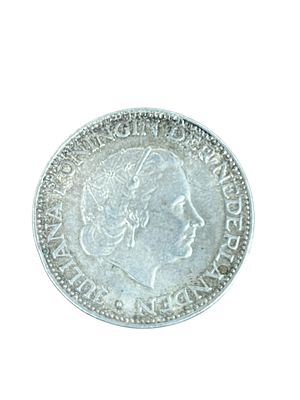 הולנד - מטבע כסף 2.5 גולדן משנת 1960 כסף 0.720 . משקל : 15 גרם 
קוטר: 33 מ"מ