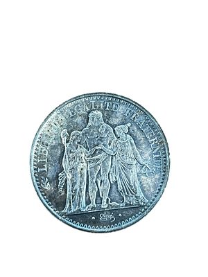 מטבע כסף 0.900 10 פרנק צרפתי שנת 1968. משקל 25 גרם 
קוטר 37 מ"מ 
מצב טוב מאוד