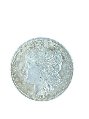מטבע דולר ארה"ב כסף שנת 1889 M . משקל 26.76 
מצב טוב מאוד