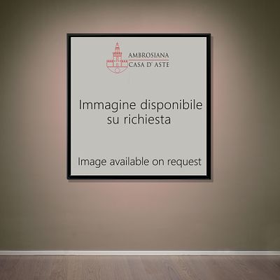 PINELLI Pino, Pittura R - PINELLI Pino, Pittura R, 1999, tecnica mista, cm 30x40 Autentica 