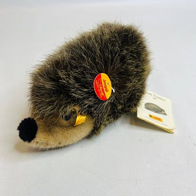 Steiff Hedgehog Joggi, Button in Ear, Knopf im Ohr ------------------ please review all 