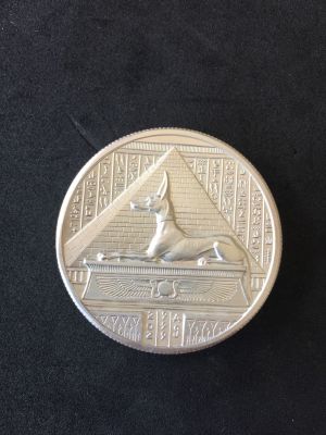 מטיל/מטבע כסף טהור 999 (2 אונקיות). נדיר. בהשראת מוטיבים