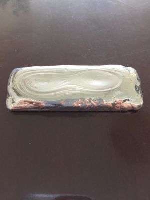 מטיל כסף טהור 999 HAND POURING במשקל 201.7 גרם. לא חתום אבל הכסף נבדק - באחריות!