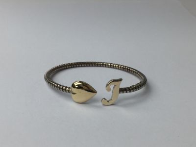 צמיד TESSITORE 
925 סטרלינג כסף עם ציפוי רודיום איטלקי ועם ציפוי זהב מדהים. יחידה אחת. 
