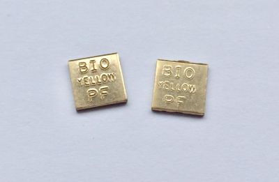 לוט 2 מטילי זהב חדשים שמשמשים לשיקום הפה של חברת ARGEN. מדגם ARGEDENT BIO YELLOW PF. יוצר 