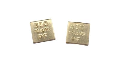 לוט 2 מטילי זהב חדשים שמשמשים לשיקום הפה של חברת ARGEN. מדגם ARGEDENT BIO YELLOW PF. יוצר 