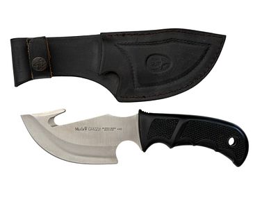 סכין צייד/סקינר גדולה ואיכותית MUELA GRIZZLY. כולל נדן עור מקורי. 
אורך: 24 ס"מ.