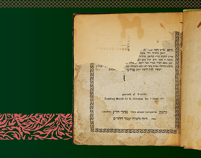 שני ספרים עתיקים: פירוש נחמד ויקר על הגדה של פסח מאת הגאון רבי דוד אופנהיים זצ"ל - לבוב תקצ״ה - 
