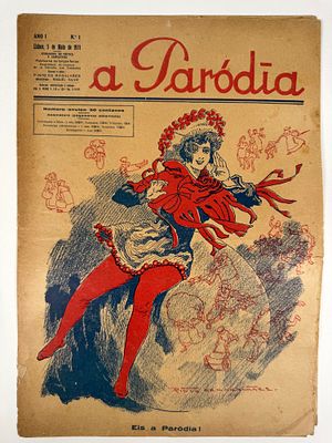 Magalh&atilde;es, Pinto de ( dir.) - A PAR&Oacute;DIA: SEMAN&Aacute;RIO DE CRITICA E CARICATURA. Nos 1, 3 e 4. 
