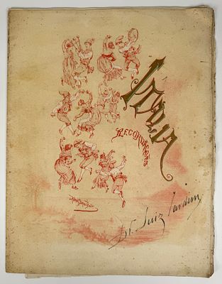 Jardim, Luiz - ITALIA: RECORDA&Ccedil;&Otilde;ES. Lisboa. Typographia Christov&atilde;o / Typographia Guedes. [1883 