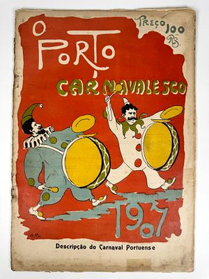 O PORTO CARNAVALESCO 1907: DESCRIP&Ccedil;&Atilde;O DO CARNAVAL DO PORTO - II ANNO 1906-1907. Porto. 