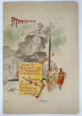 A TRAG&Eacute;DIA: NUMERO &Uacute;NICO /PUBLICADO PELA SOCIEDADE DE ARTISTAS DRAMATICOS, EMPREZARIA DO 