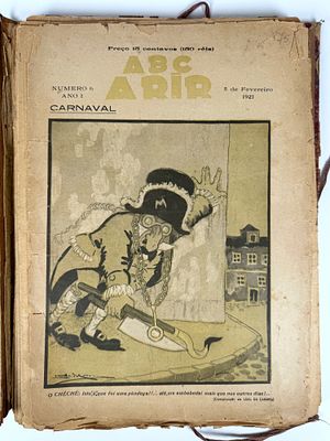 ABC A RIR: SEMANARIO HUMOR&Iacute;STICO E DE ACTUALIDADES. 41 nos. Barradas, Jorge (dir.) & Vilar 
