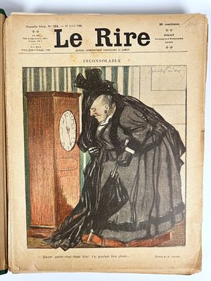 LE RIRE: JOURNAL HUMORISTIQUE PARAISSANT LE SAMEDI. 32 nos. Paris. Le Rire. 1913. 32 cm x 23,5 