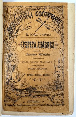 Valera, D. Jo&atilde;o. PEPITA JIMENEZ, &c. Col. Bibliotheca Contemporanea. Lisboa. Officina 
