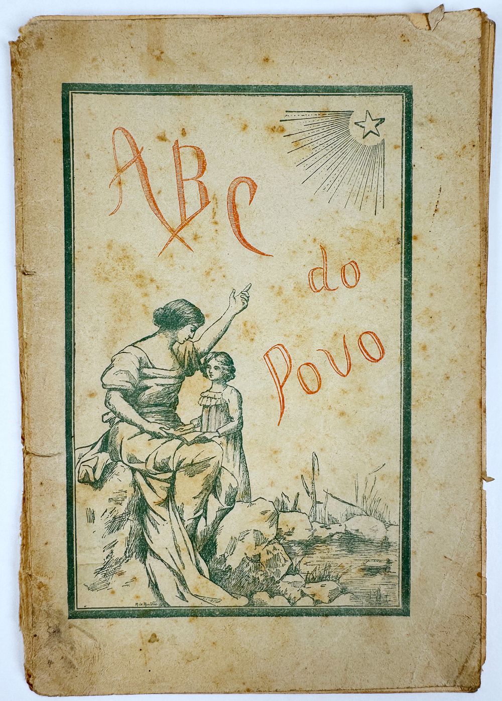 Coelho, Trindade - ABC DO POVO / com desenhos de Raphael Bordallo Pinheiro. Lisboa: Livraria 