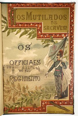 AOS MUTILADOS DE SACAV&Eacute;M / OS OFFICIAES DO SEU REGIMENTO. s.l. [Lisboa]. Typographia Castro 