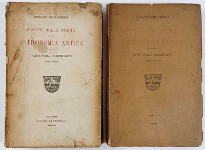 Schiaparelli, Giovanni - SCRITTI SULLA STORIA DELLA ASTRONOMIA ANTICA, PARTE PRIMA SCRIT EDITI 