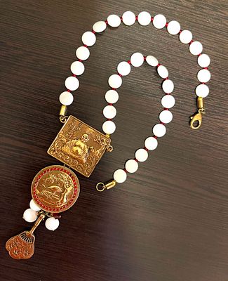 Подвеска Будда на жемчужной нитке Нидерланды. Уникальное украшение: Будда в необычной подаче: на 