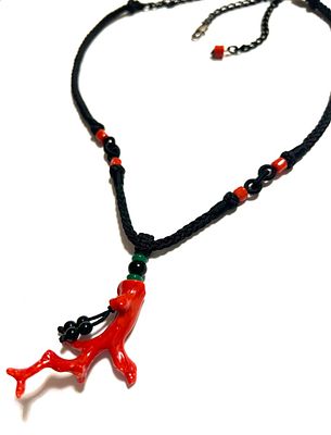 Эксклюзивный кулон с уникальным кораллом Корнетти Сингапур. Авторский кулон с редчайшим в 