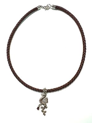 Чокер &laquo;Серебряный Дракон&raquo; Россия. Размеры: обхват 50 см; 
высота Дракона 5 см, 
Материалы: 