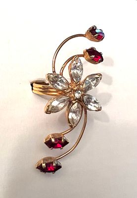 Позолоченное кольцо-цветок Kyla's Англия. Размер 17.0 - 18.0 (открытый размер), 
Материалы: 