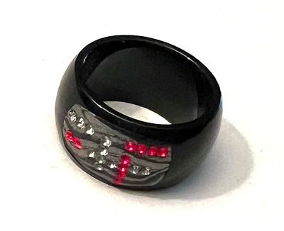 Эксклюзивное австрийское кольцо Керанум, инкрустированное кристаллами Swarovski Австрия. Размер 