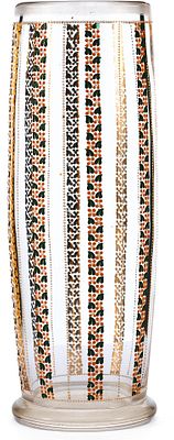 Ваза в стиле Ар Деко Европа 1920 гг. *бесцветное стекло, эмаль 
Ваза из бесцветного стекла 