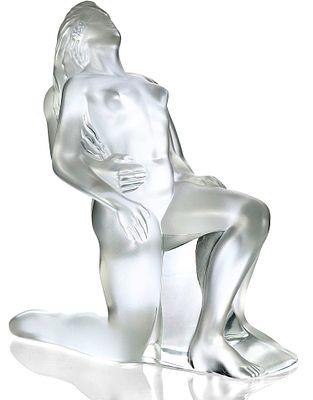 Скульптура &laquo;Мужчина и женщина&raquo; Lalique Франция. фабрика Lalique, Франция 1960 гг 