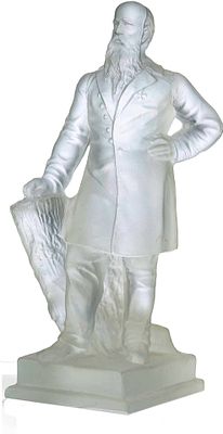 Скульптура "П.А. Столыпин" Россия 1900 гг. *матовое стекло, литьё 
Скульптура П.А. Столыпина из 