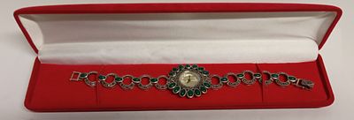 Часы наручные женские Швейцария-Италия с серебряным браслетом. Материал: Серебро 925 пр 
Страна: 