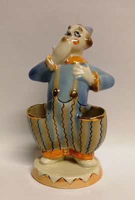 Карандашница Клоун с сигарой Кисловодск 1970-е. Высота: 16 сантиметров 
Производитель: 