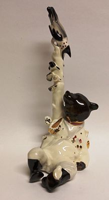 Статуэтка Медведь на воеводстве ЛЗФИ СССР 1950-е гг. Высота: 22 сантиметров 
Производитель: ЛЗФИ