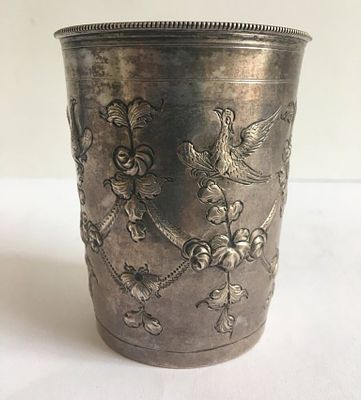 ЦАРСКИЙ СЕРЕБРЯНЫЙ СТАКАН Россия 18 века. Материал: Серебро 84 
Страна: Россия 18 век 
Год: 1797 