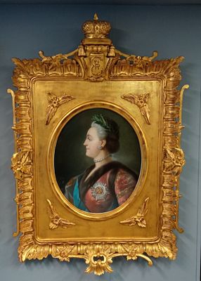 Парадный портрет Екатерины II (Екатерина Великая) художник Ж. Вуаль
Парадный портрет Екатерины 