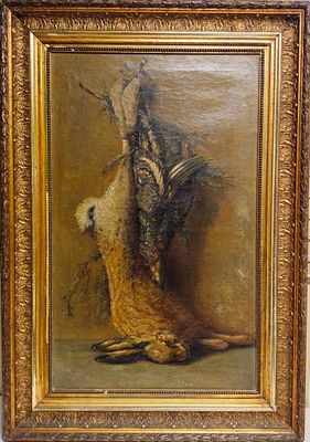 Картина "Дичь" автор С. Шварц Россия 1890-е гг. Материал: Холст / масло 
Страна: Россия 
Время: 