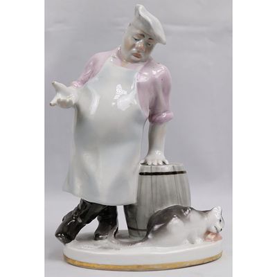 Статуэтка Повар и Кот ЛФЗ
. Высота 18 см