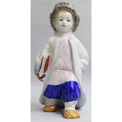 Статуэтка ФИЛИПОК ЛФЗ СССР
. Фарфор ЛФЗ 
СССР 
Высота 14 см