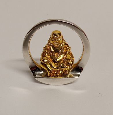 Подвеска ЗОЛОТОЙ БУДДА. Материал: Ювелирный сплав 
*Диаметр 4 см