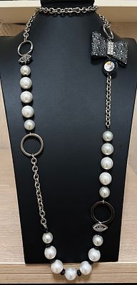 Эксклюзивный авторский комплект- сотуар из майорика-жемчуга. Материалы: майорика-жемчуг, металл 