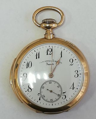 Часы карманные золотые Invicta Швейцария 1910 г. Материал: Золото 
Страна: Швейцария 1910 г 