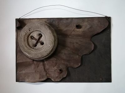 Картина ВЕТЕР ПЕРЕМЕН авт. А. Потаскуев 2020 гг. Металл, дерево 
Размеры: 44 х 31 см 
Состояние 