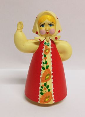 Кукла-качалка болванчик Плясунья СССР 1970-е