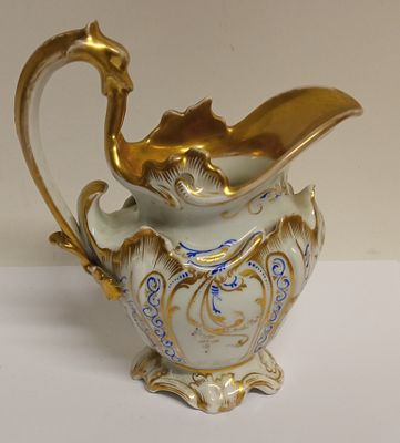 Редкий МОЛОЧНИК Мануфактура Гарднеръ Россия 1850-1860 гг. Материал: Фарфор 
Страна: Россия 19 в 