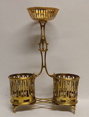 Прибор для бутылок Круэт Серебро 84 Россия 1839 г. Материал: Серебро 84, шикарная позолота 