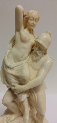 Скульптура Похищение Сабинянок Слоновая кость 19 век. Материал: Слоновая кость 
Страна: Европа 