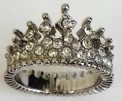 Кольцо Корона Византии. Материал: Ювелирный сплав 
Состояние: Отличное 
*Ювелирный сплав, стразы 