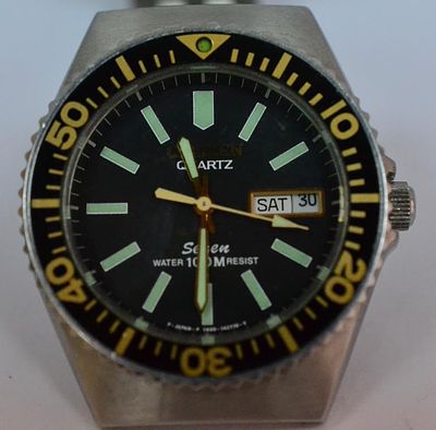 Часы наручные мужские CITIZEN Япония. Состояние: Отличное 
*Механизм: кварцевый 